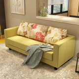 文艺小清新简单家用布艺沙发创意客厅小户型沙发拆洗单双人组合