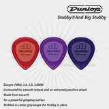 美产正行 Dunlop 邓禄普 Stubby pick 水滴 吉他拨片 弹片 大小款