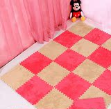 g门厅拼接成品地毯垫子正方形拼图商用长毛日韩绒毛吸尘地毯