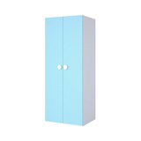 IKAZZ现代两门衣柜儿童衣橱定制纯色多色储物柜平拉门衣柜