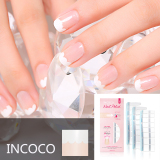 INCOCO美国进口指甲油膜指甲贴美甲贴儿童指甲油贴法式浪漫白扇贝