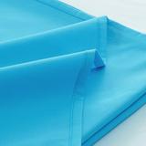 高密度加厚纯色海蓝色床单单件纯棉素色全棉被单湖兰色1.2-2.0米