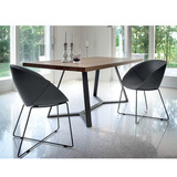 北欧新款loft长方形铁艺纯实木电脑桌创意餐桌办公桌现代简约书桌