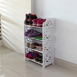 创意时尚收纳鞋柜可拆卸家用鞋架简易室内防尘欧式鞋架白色小鞋架