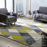 简约时尚现代地毯客厅茶几沙发地毯卧室书房地毯定制欧式宜家地毯