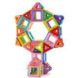 磁力片积木玩具儿童益智百变提拉拼装哒哒搭磁性磁铁积木 22片三