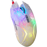 双飞燕血手幽灵N50 光微动专业竞技有线游戏鼠标 CF/LOL发光鼠标