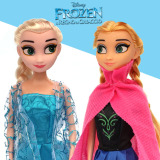 芭比冰雪奇缘艾莎安娜迪士尼公主公仔爱莎frozen套装女孩娃娃玩具