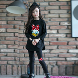 童装 女童韩版套装2016新款儿童春款女孩运动服休闲时尚两件套