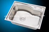 华尔顿1.2加厚 不锈钢水槽单槽厨房洗菜盆水池水槽套餐5942正品