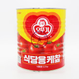 促销韩国进口不倒翁番茄酱/3.3kg/ 罐装纯番茄浆/西红柿酱/可批发