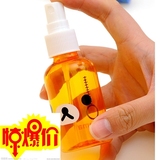 日本轻松熊50ml美容小喷壶 爽肤水透明喷雾瓶 细雾 便携补水喷瓶