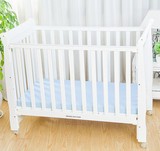 欧式婴儿床白色多功能床实木宝宝床沙发床送门栏活动护栏书桌床