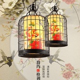 新中式铁艺鸟笼吊灯仿古阳台过道酒店餐厅茶楼装饰吊灯