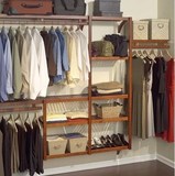 [转卖]入墙衣柜实木衣柜自由组装衣柜更衣室更衣柜深浅白三色包