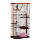 创逸木质 猫笼子猫别墅 大号通用 双层三层四层 猫笼 宠物笼