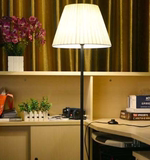 美式落地灯客厅卧室书房落地台灯带茶几创意复古欧式阅读沙发地灯