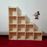 多省包邮实木松木书柜自由组合小柜子书阶梯柜收纳柜儿童玩具架