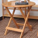 楠竹制简约实木质家用小型餐桌 可折叠吃饭桌子 户外便携圆桌方桌