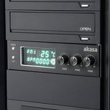 天天特价位风扇调速器 30W电脑温控警报器 液晶显示屏 包邮akasa3