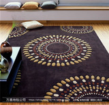 现代简约地毯客厅茶几沙发地毯卧室飘窗床边手工羊毛混纺地毯定制