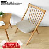 整装新品限时纯木良品美国白橡木餐椅日式实木健康环保舒适可定制