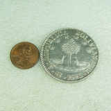 玻利维亚 1845年 8索尔 大银币 好品