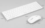 顺丰豪礼 雷柏9300P无线键鼠套装 超薄苹果白色无线键盘鼠标套装