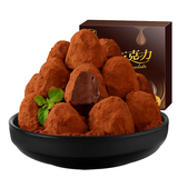 【天猫超市】诺梵8口味黑松露形巧克力400克零食品（代可可脂）
