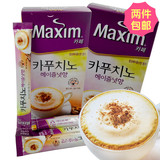 韩国正品进口麦馨MAXIM 卡布奇诺榛子味咖啡13g*10条三合一速溶