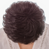 透气化疗假发女短发秀迪假发短发短卷发妈妈假发中老年假发超薄