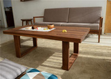 北欧实木长方形茶桌宜家小户型餐桌椅组合小方桌创意茶几桌