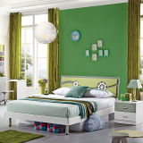 现代儿童床男孩1.2米简约创意单人床1.5米女孩卧室套房组合家具
