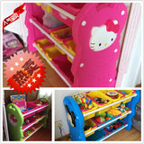 儿童家用玩具收纳柜玩具架幼儿园小孩塑料玩具置物柜儿童房玩具架