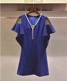 恩曼琳2015夏新款 专柜正品代购 露肩连衣裙H3260503