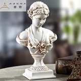 欧式家居装饰品摆件复古维纳斯雕塑人物头像创意办公室工艺品礼物
