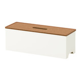 宜家代购IKEA克维索 电源线管理盒家庭整理收纳盒子排插座理线器