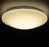 LED面包灯圆形吸顶灯全白双色调光客厅灯 卧室书房灯阳台玄关灯具