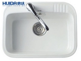 惠达卫浴洁具 惠达陶瓷水槽 单槽 HD1 洗菜盆