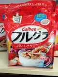 正品日本进口calbee卡乐比B水果谷物麦片休闲零食品 营养早餐800g