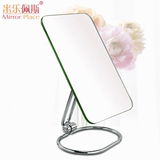 高清镜米乐佩斯方形镜子单面化妆镜美容镜台式镜挂墙镜便携镜欧式