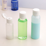 便携带翻盖式化妆品旅行分装瓶乳液瓶洗发水试用装透明空瓶小瓶子