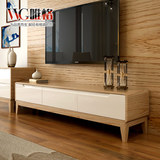 VVG 北欧风格客厅电视柜地柜 现代简约实木脚高档钢琴烤漆电视柜