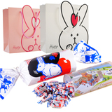 巨型大白兔奶糖200g*2个喜糖创意糖果礼盒生日儿童节礼物 送礼袋