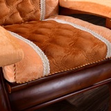 沙发垫实木坐垫通用坐垫海绵带靠背四季夏季红木现代中式加厚连体
