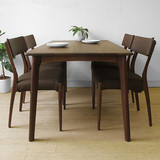 全实木餐桌欧式现代饭桌白橡木餐桌椅组合日式简约宜家小户型家具