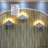 原创艺术壁灯白色云朵LED卧室床头电视背景墙走廊过道儿童房壁灯