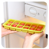 创意DIY制冰器制冰盒冰棒冰棍雪糕模具 食品级12格大号硅胶冰格