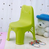 茶花儿童椅小孩塑料卡通凳幼儿园靠背椅 儿童凳子宝宝餐椅凳加厚