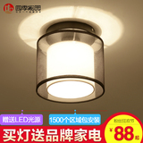 新中式吸顶灯LED过道灯走廊灯玄关灯圆形智能卧室吸顶灯门厅灯